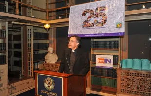 Fr. Kevin O'Brien at a 2014 event at Georgetown University. Larry French / Getty Images Entertainment